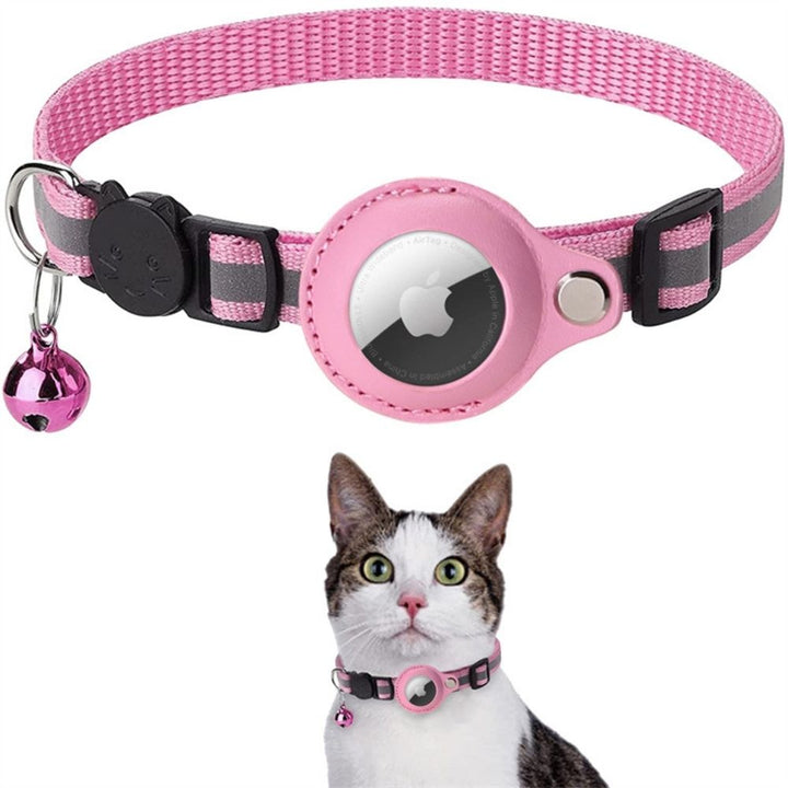 GPS-halsbånd til katte med reflekterende design