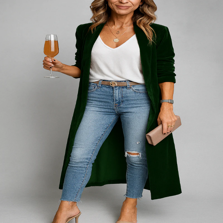 Lang Duster Cardigan til kvinder