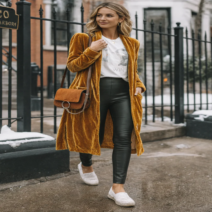 Lang Duster Cardigan til kvinder