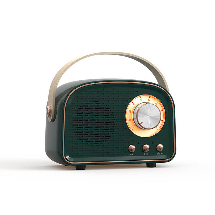Sandsberg Retro Radio Bluetooth-højttaler | Trådløs | Bærbar | Elegant lyd til hjemmet og på farten