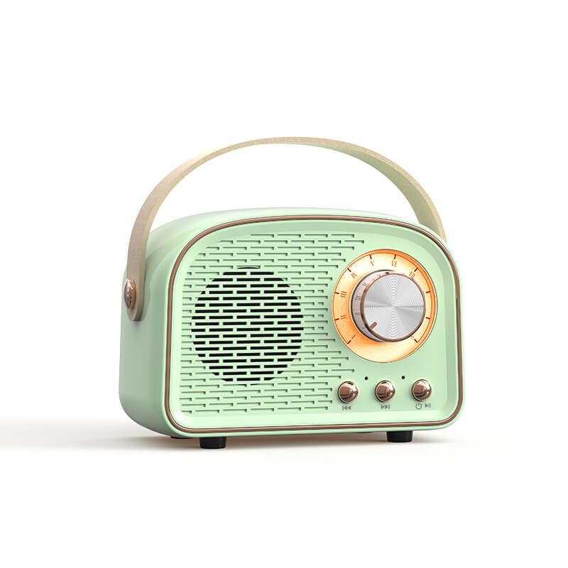 Sandsberg Retro Radio Bluetooth-højttaler | Trådløs | Bærbar | Elegant lyd til hjemmet og på farten