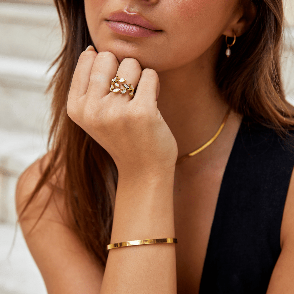 Rina Guld Bangle