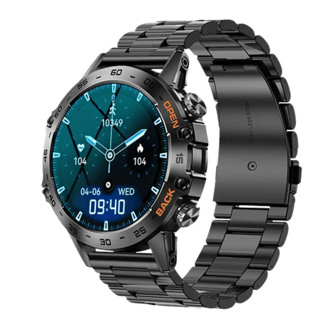 Robust smartwatch med GPS - Sundhedsovervågning | Bluetooth