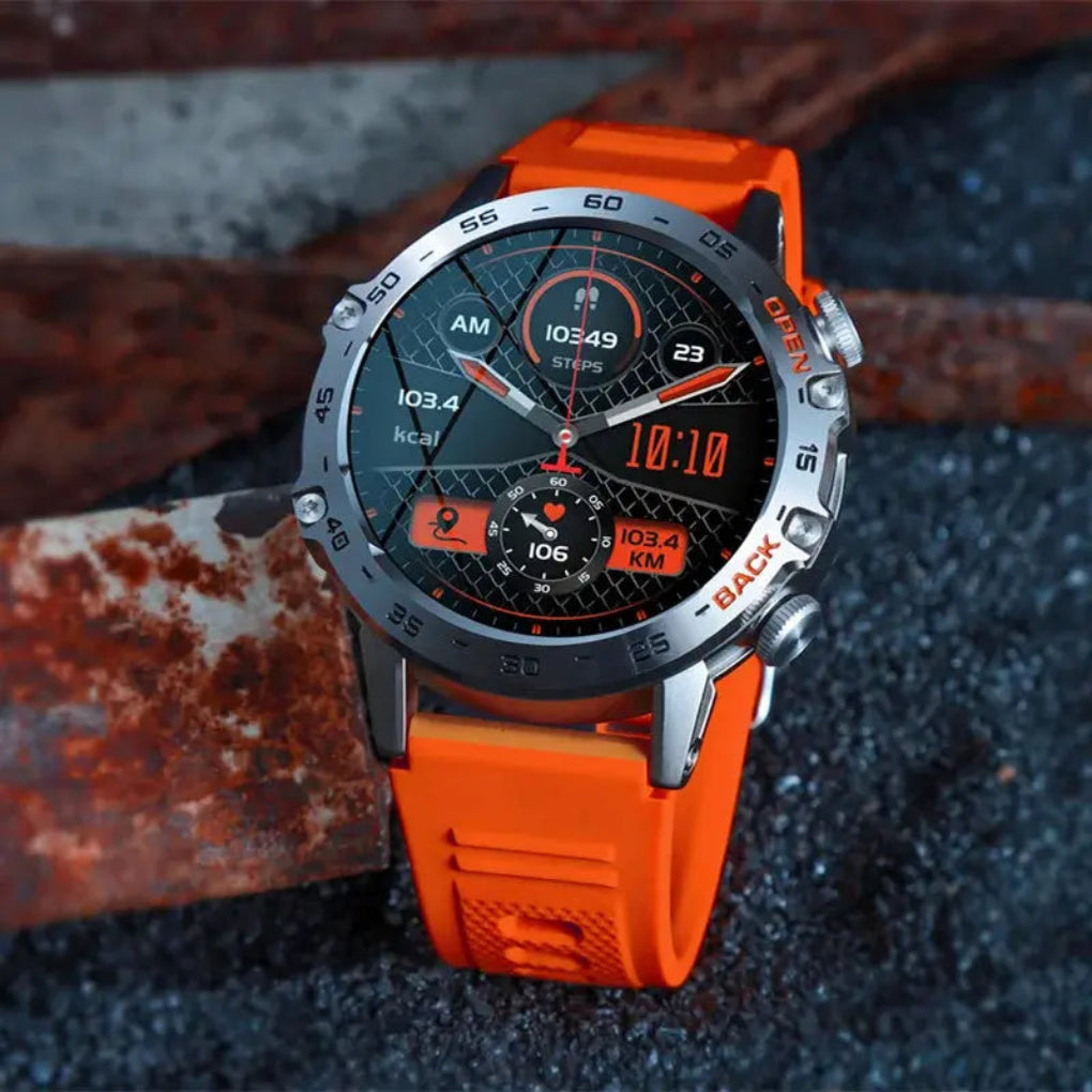 Robust smartwatch med GPS - Sundhedsovervågning | Bluetooth