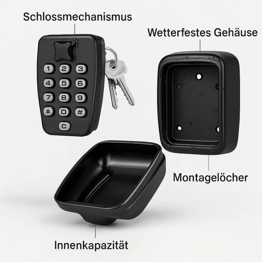 Udendørs nøgleboks | Nøgleboks med kode | SafeHaus