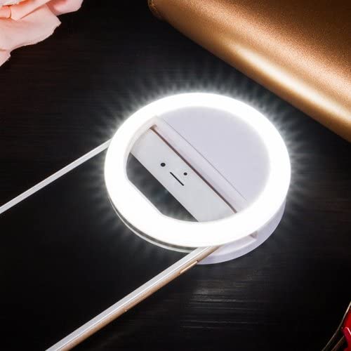 Bærbar ringlampe til selfies - GlowSnap