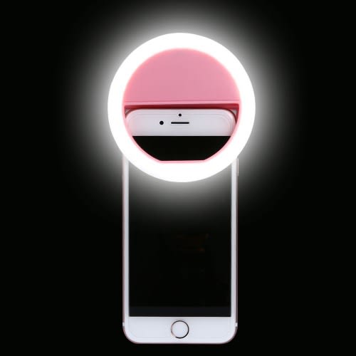 Bærbar ringlampe til selfies - GlowSnap