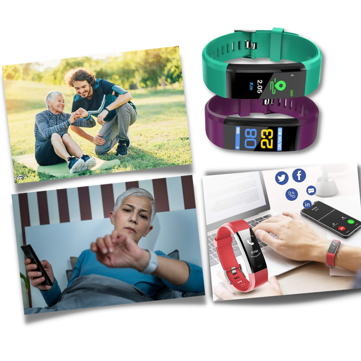 Smartwatch til ældre med måling af puls og blodtryk | Karnz