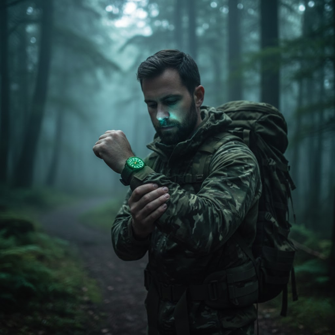 ShadowTime | Militærur – lysende præcision til eventyr og nat