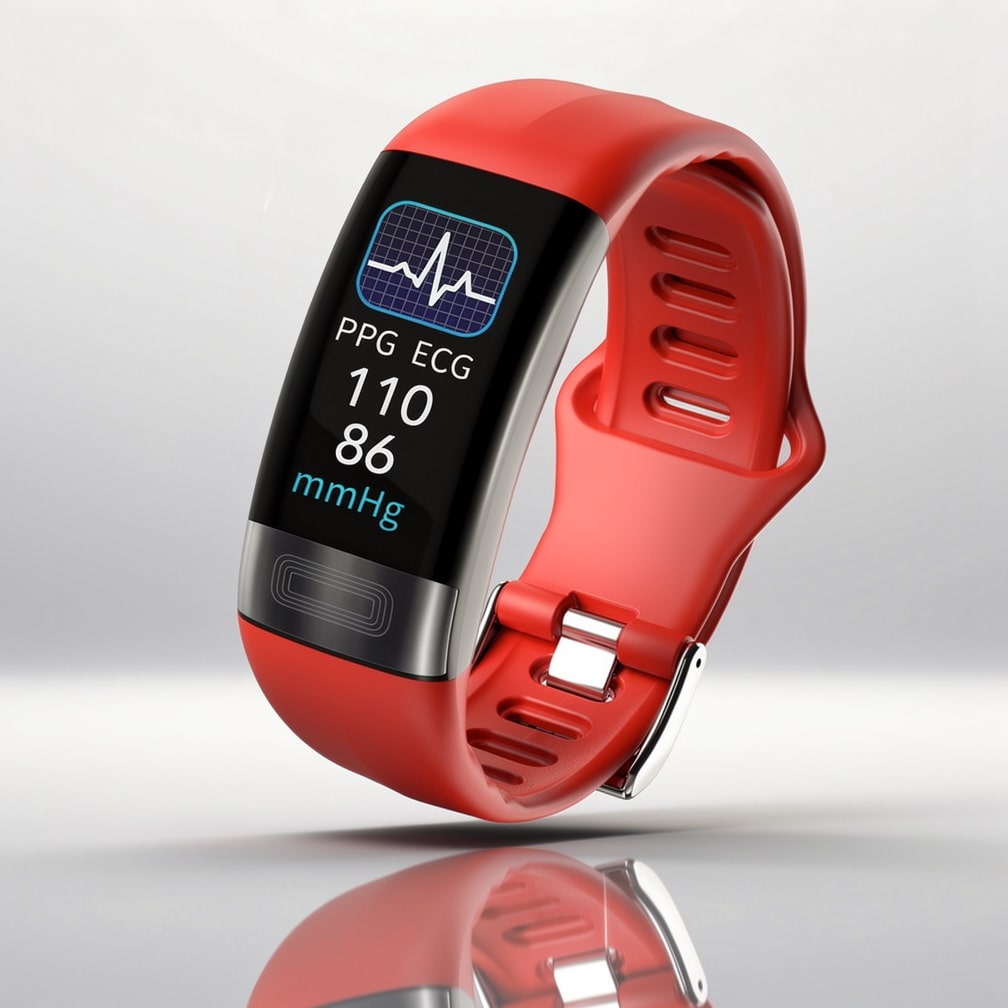 Smartwatch med EKG, puls, blodtryk og søvnovervågning til kvinder og mænd | Fitness-tracker | Vitaro