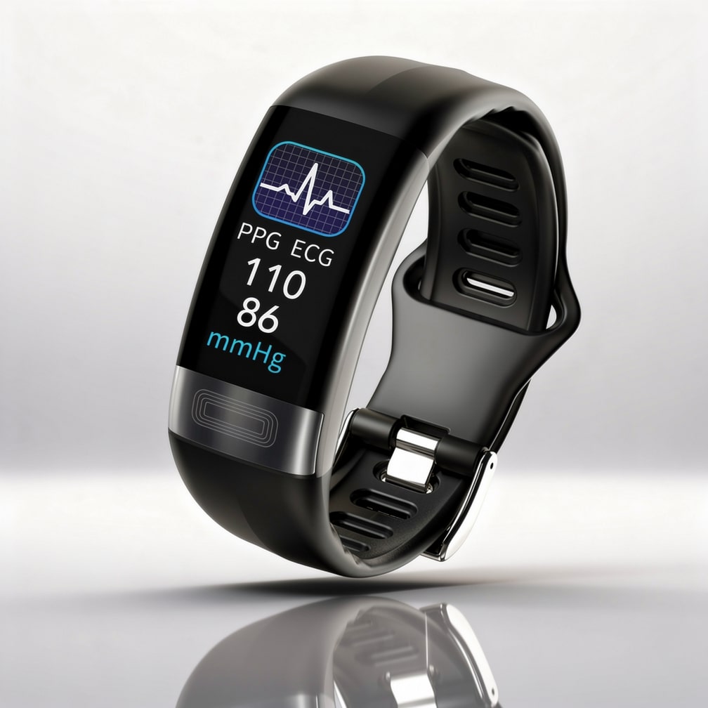 Smartwatch med EKG, puls, blodtryk og søvnovervågning til kvinder og mænd | Fitness-tracker | Vitaro