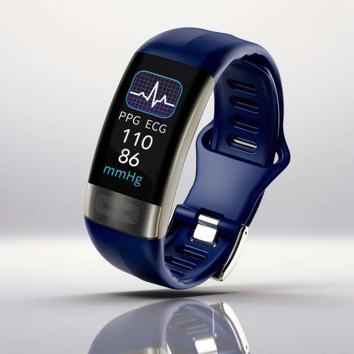 Smartwatch med EKG, puls, blodtryk og søvnovervågning til kvinder og mænd | Fitness-tracker | Vitaro