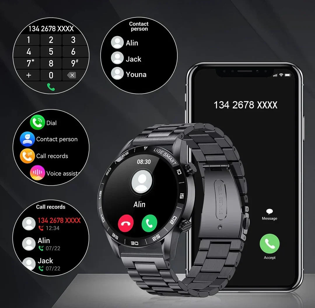 Luksus-smartwatch til mænd – Axel