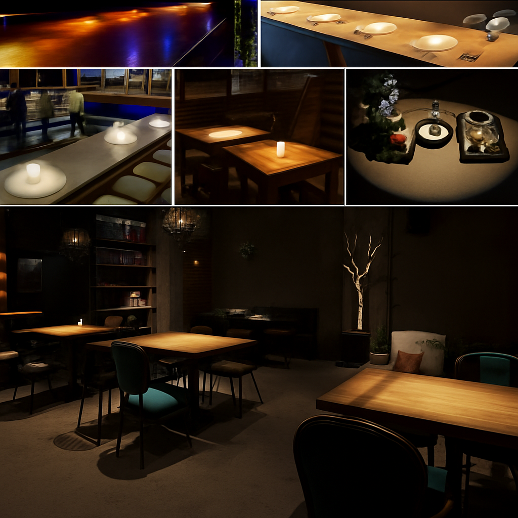 Drejelig LED-spot med justerbar åbning