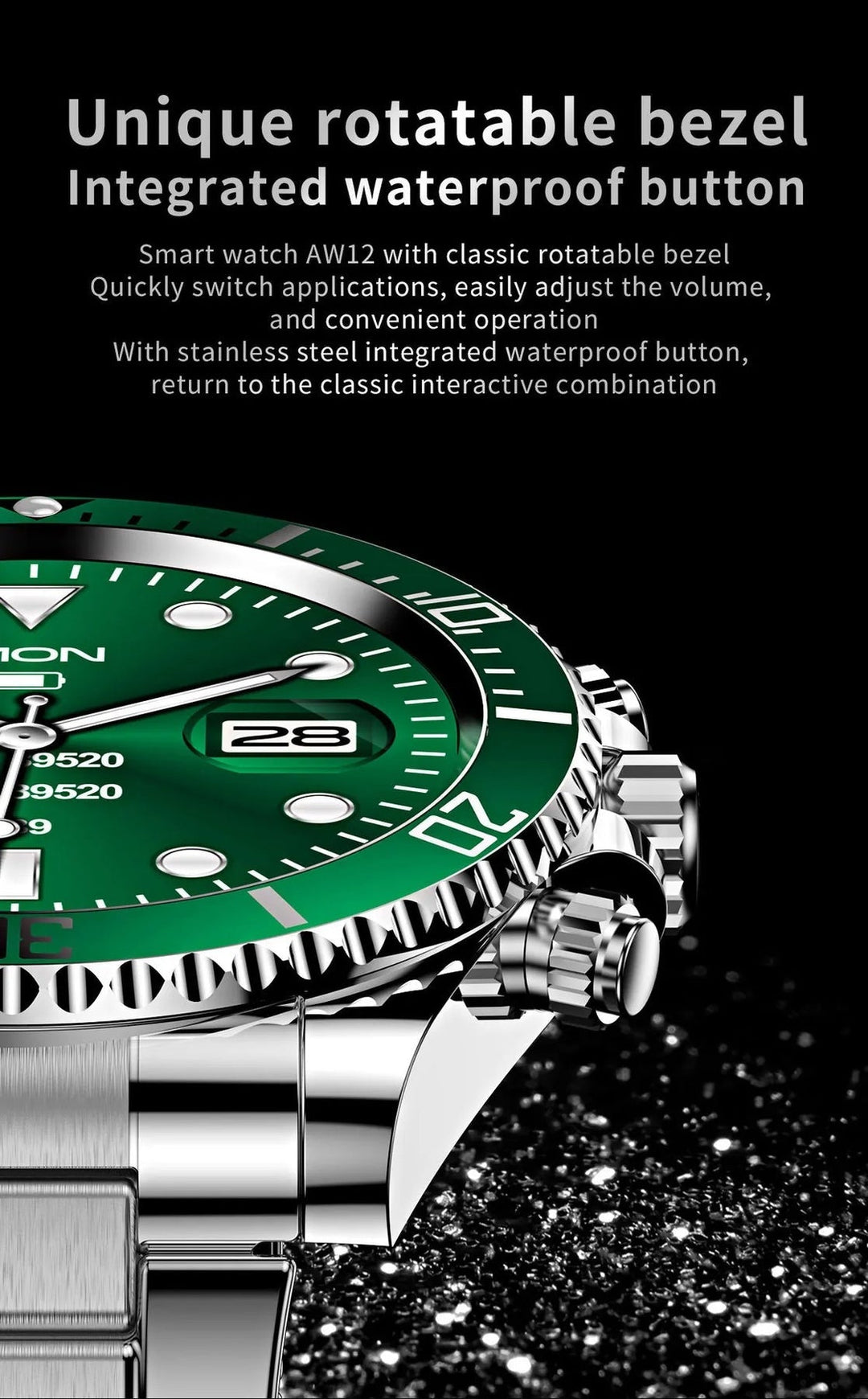 TimeMaster smartwatch – elegant stål | Avanceret teknologi
