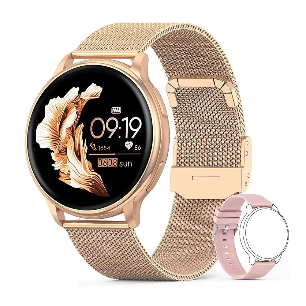 Smartwatch til kvinder - Bluetooth | Pulsmåling | Elegant