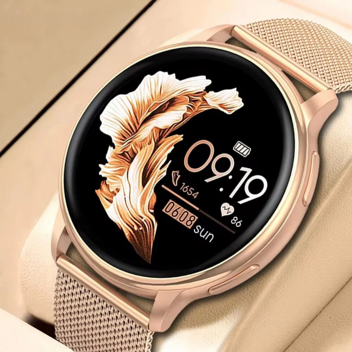 Smartwatch til kvinder - Bluetooth | Pulsmåling | Elegant