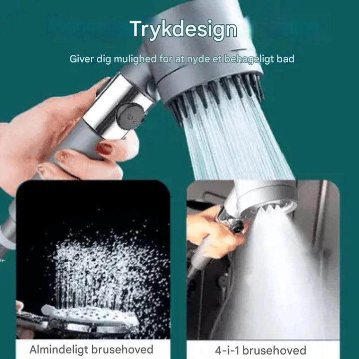 Vandbesparende brusehoved