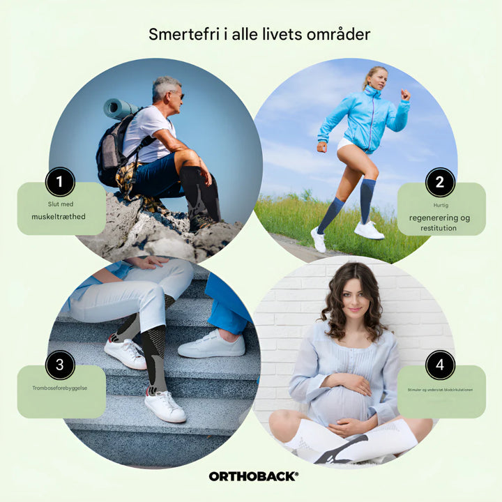 Støttepasform sokker
