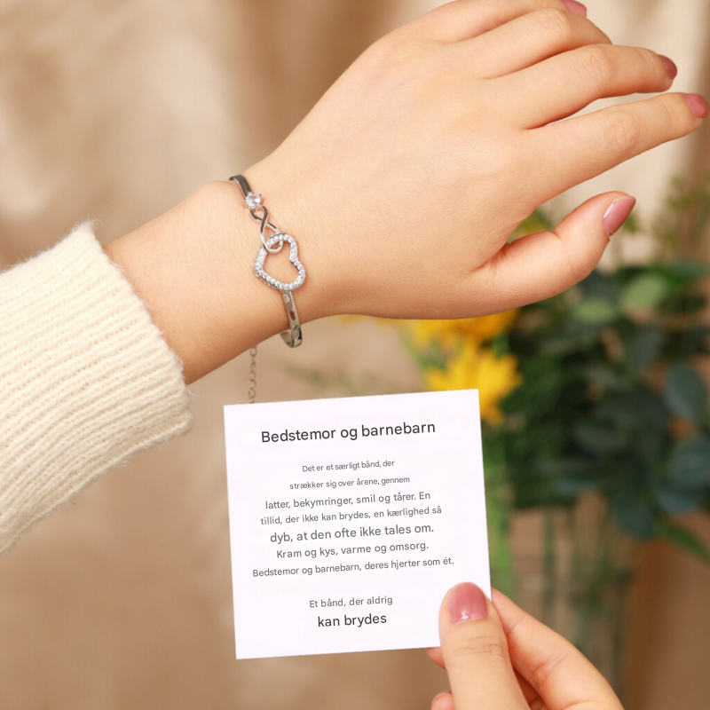 Kvinders Uendelig Hjerte Armbånd