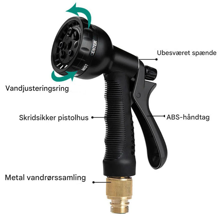 Udvidelig haveslange