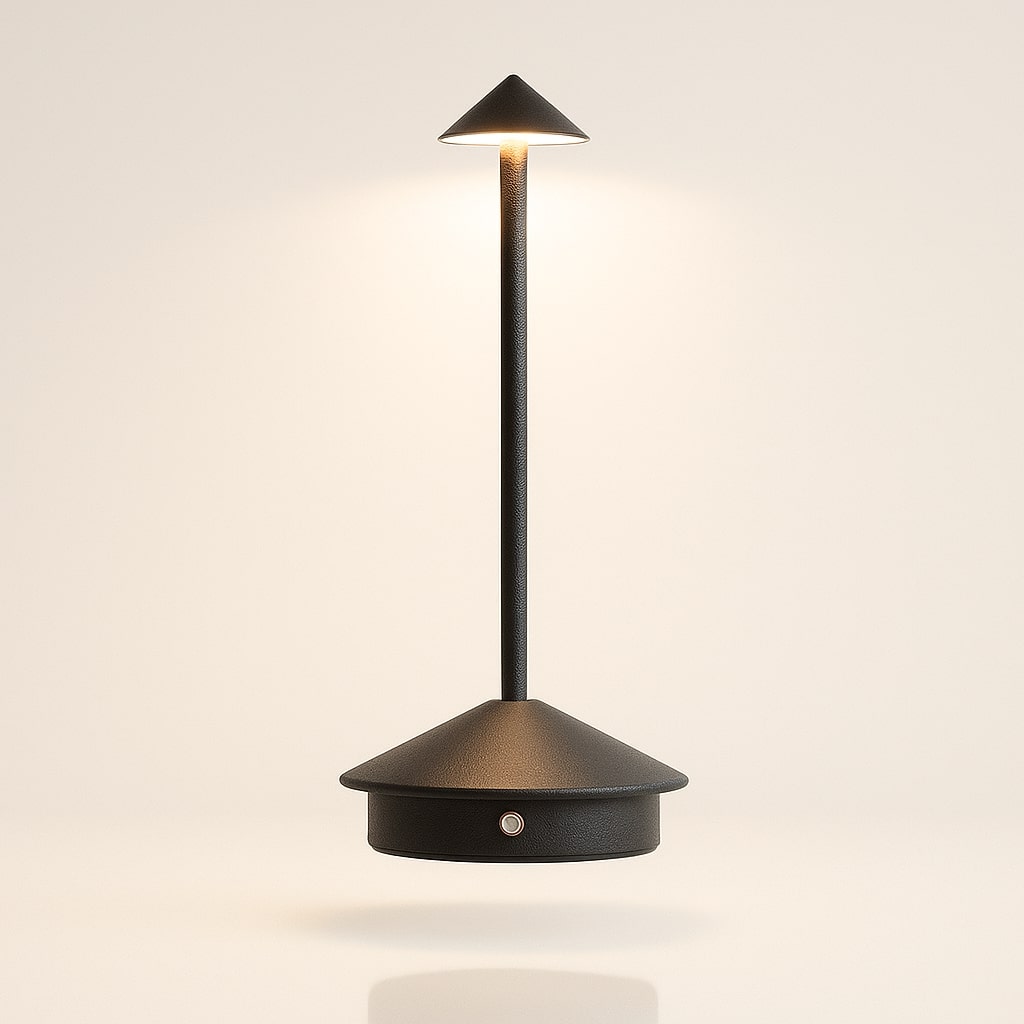 Bordlampe med batteri | Trådløs bordlampe | Dæmpbar touch-lampe | Lunelle
