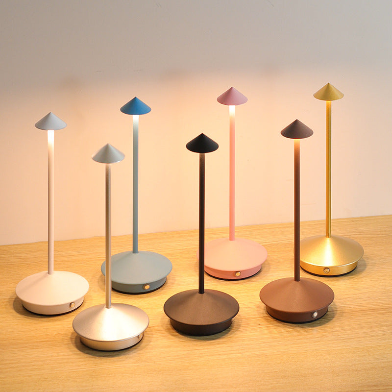 Bordlampe med batteri | Trådløs bordlampe | Dæmpbar touch-lampe | Lunelle