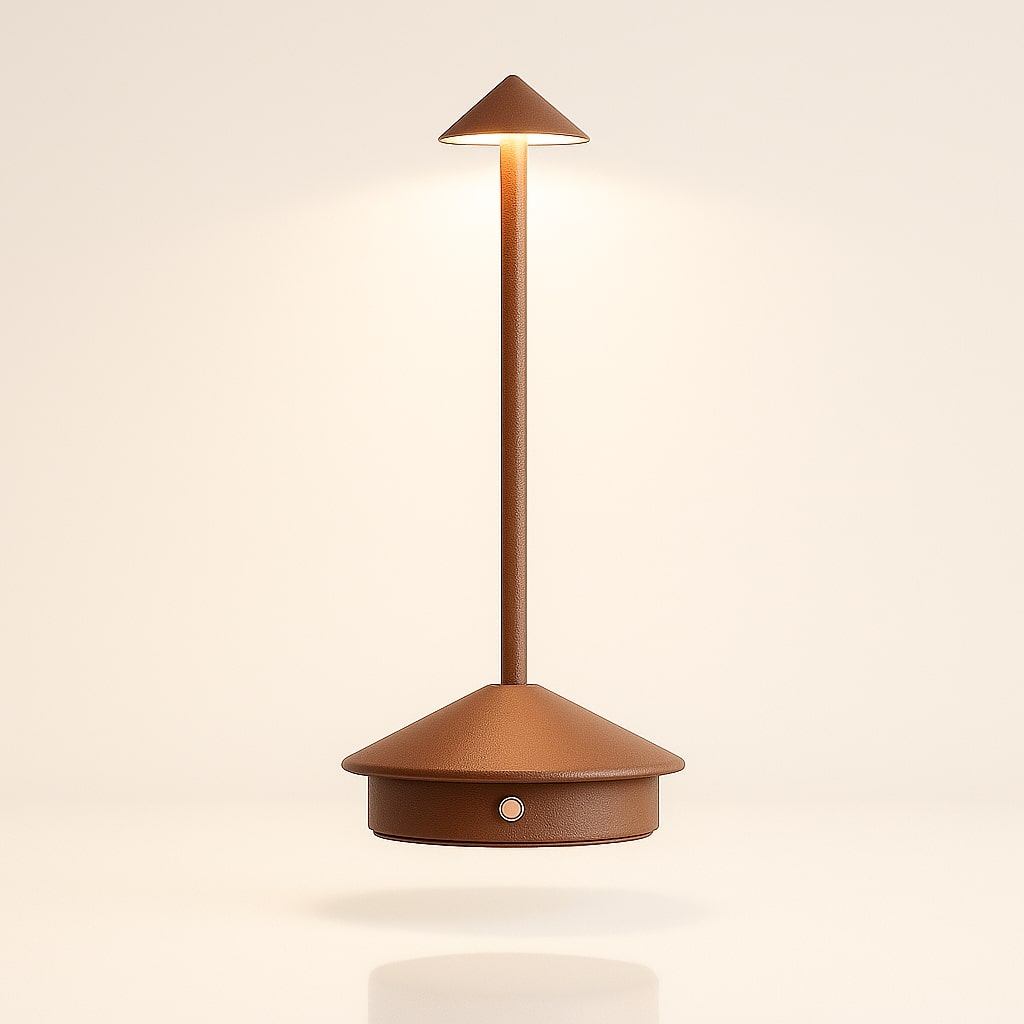 Bordlampe med batteri | Trådløs bordlampe | Dæmpbar touch-lampe | Lunelle