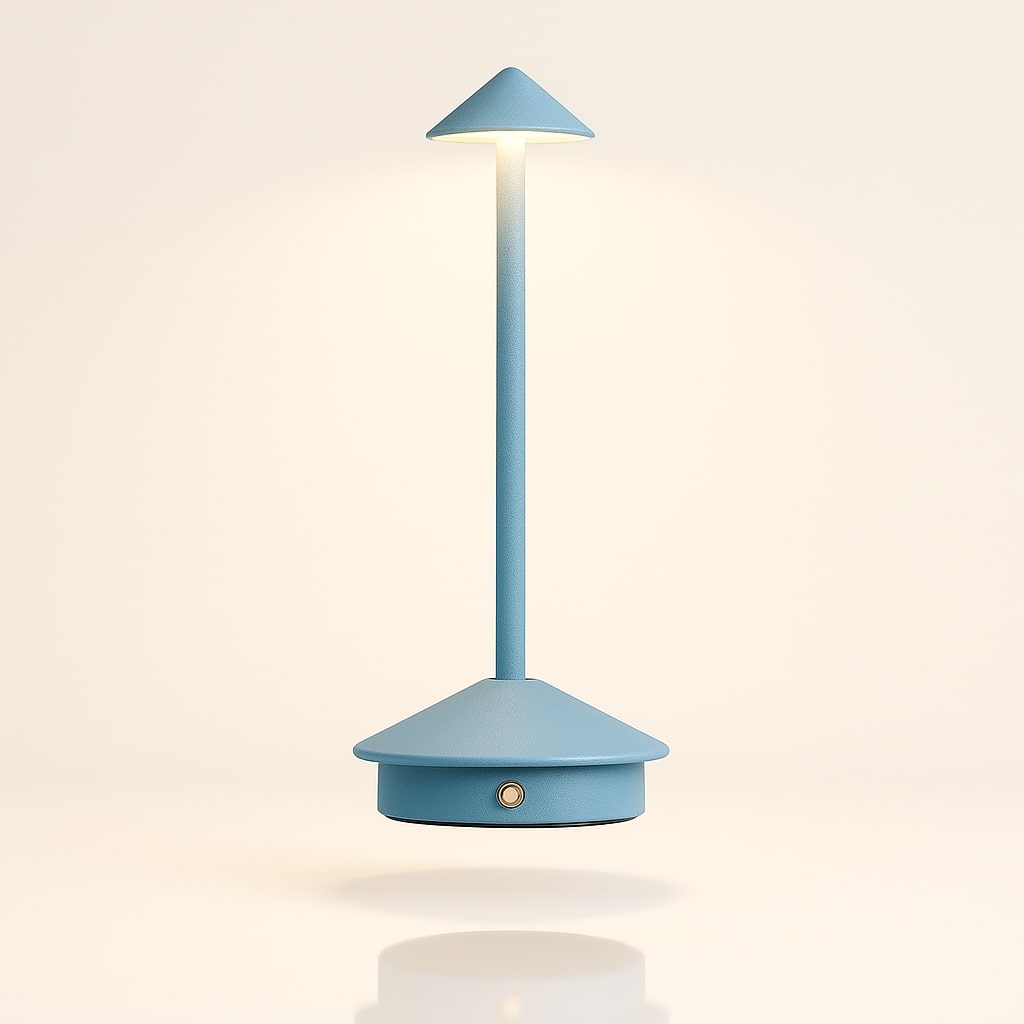 Bordlampe med batteri | Trådløs bordlampe | Dæmpbar touch-lampe | Lunelle
