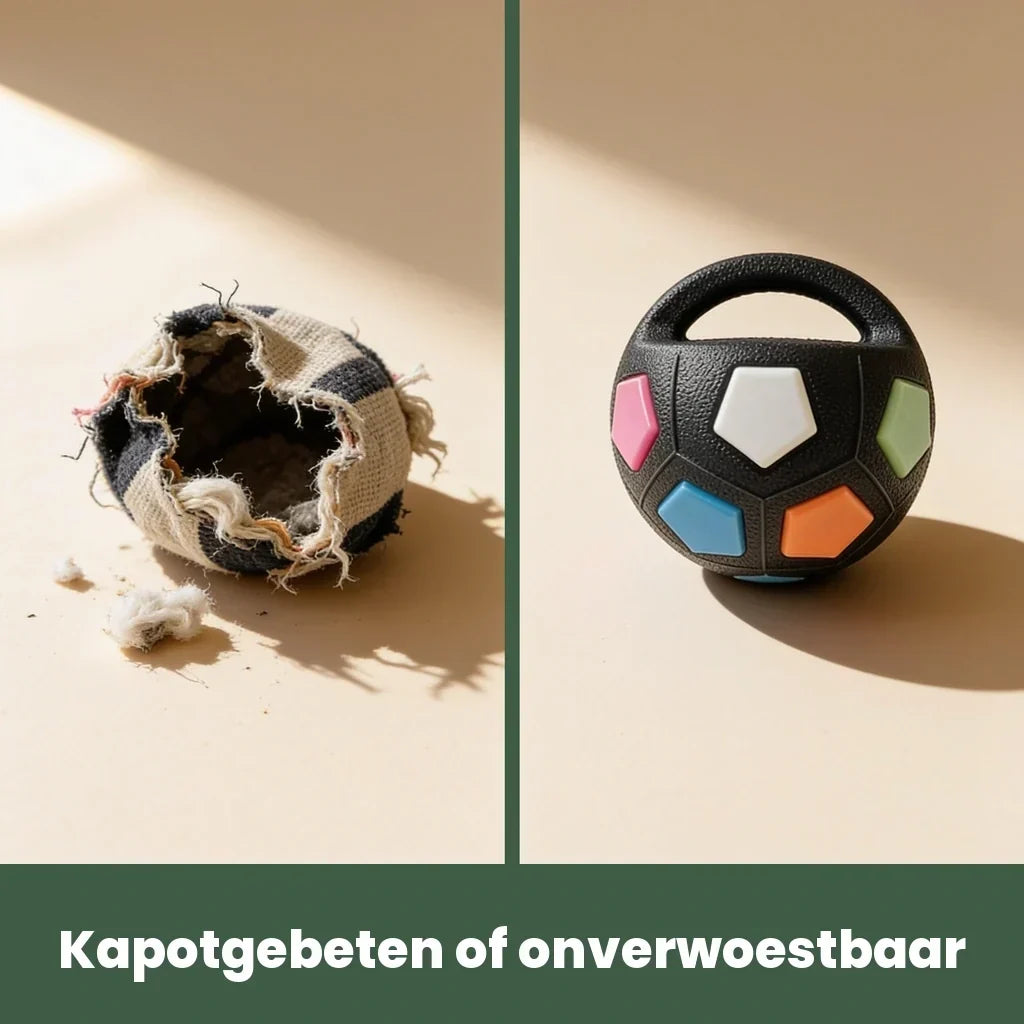 Uødelæggelig hundebold til kraftige tyggere