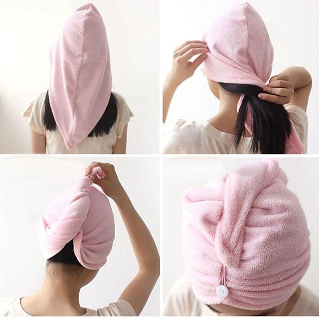 Magic WrapCap | Mikrofiberhåndklæde hurtigtørrende hår