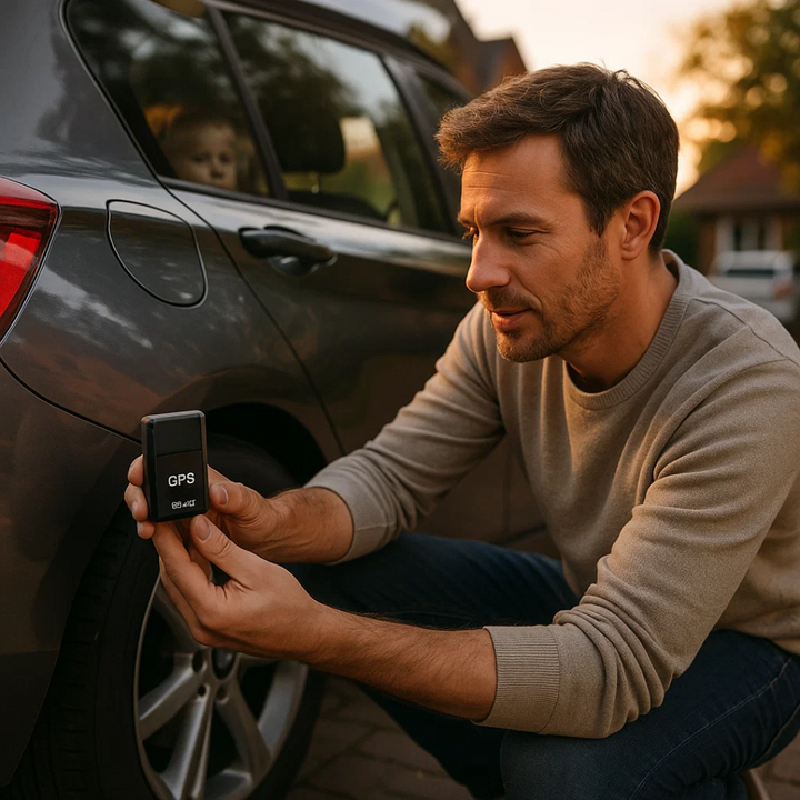 Tracktor | Mini GPS-tracker med lyd, magnet & realtidssporing