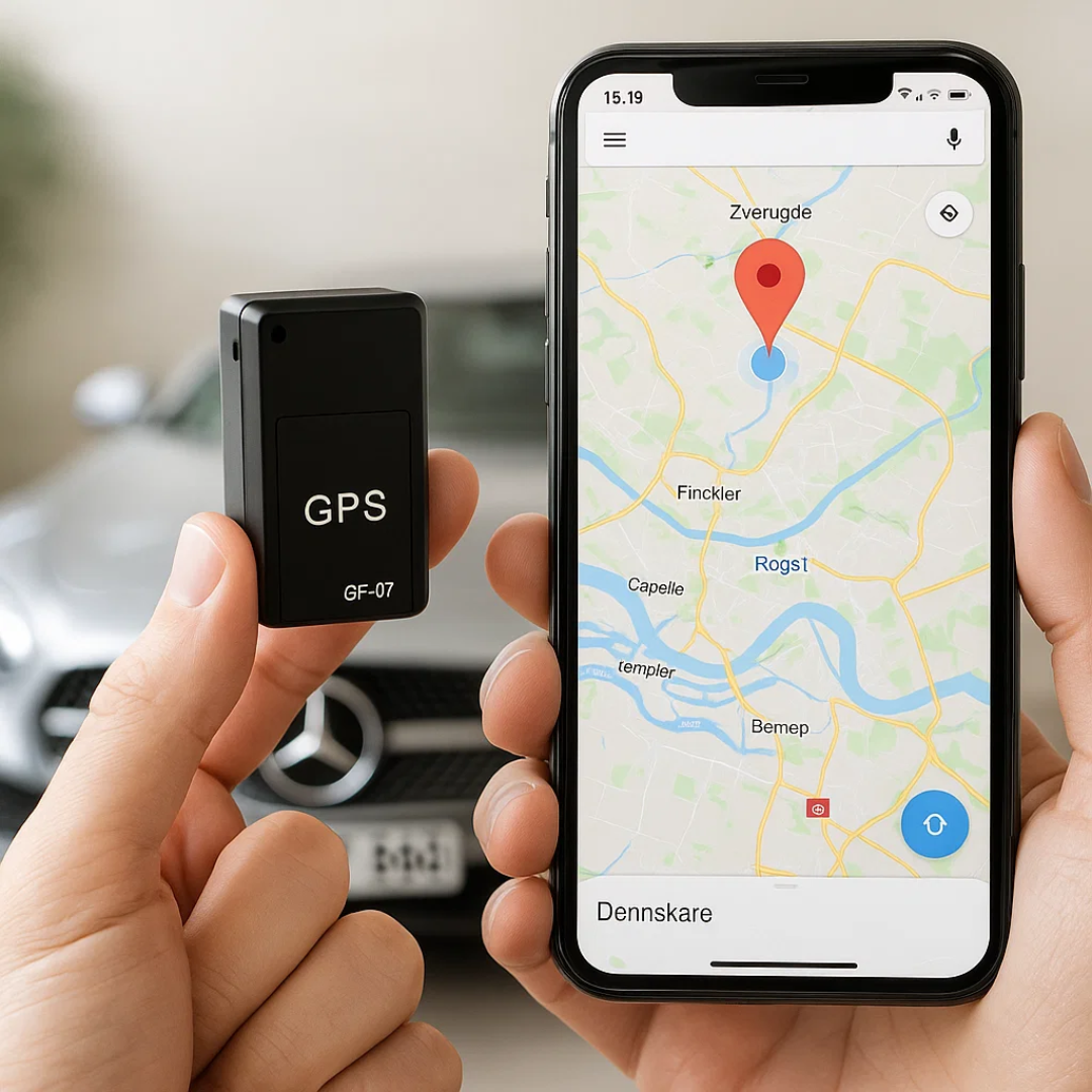 Tracktor | Mini GPS-tracker med lyd, magnet & realtidssporing