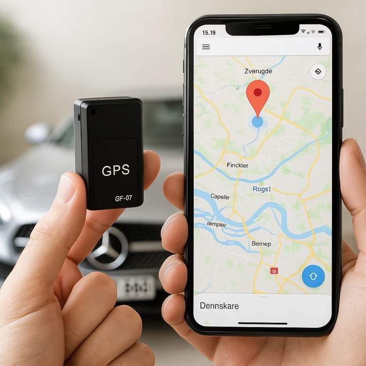 Tracktor | Mini GPS-tracker med lyd, magnet & realtidssporing