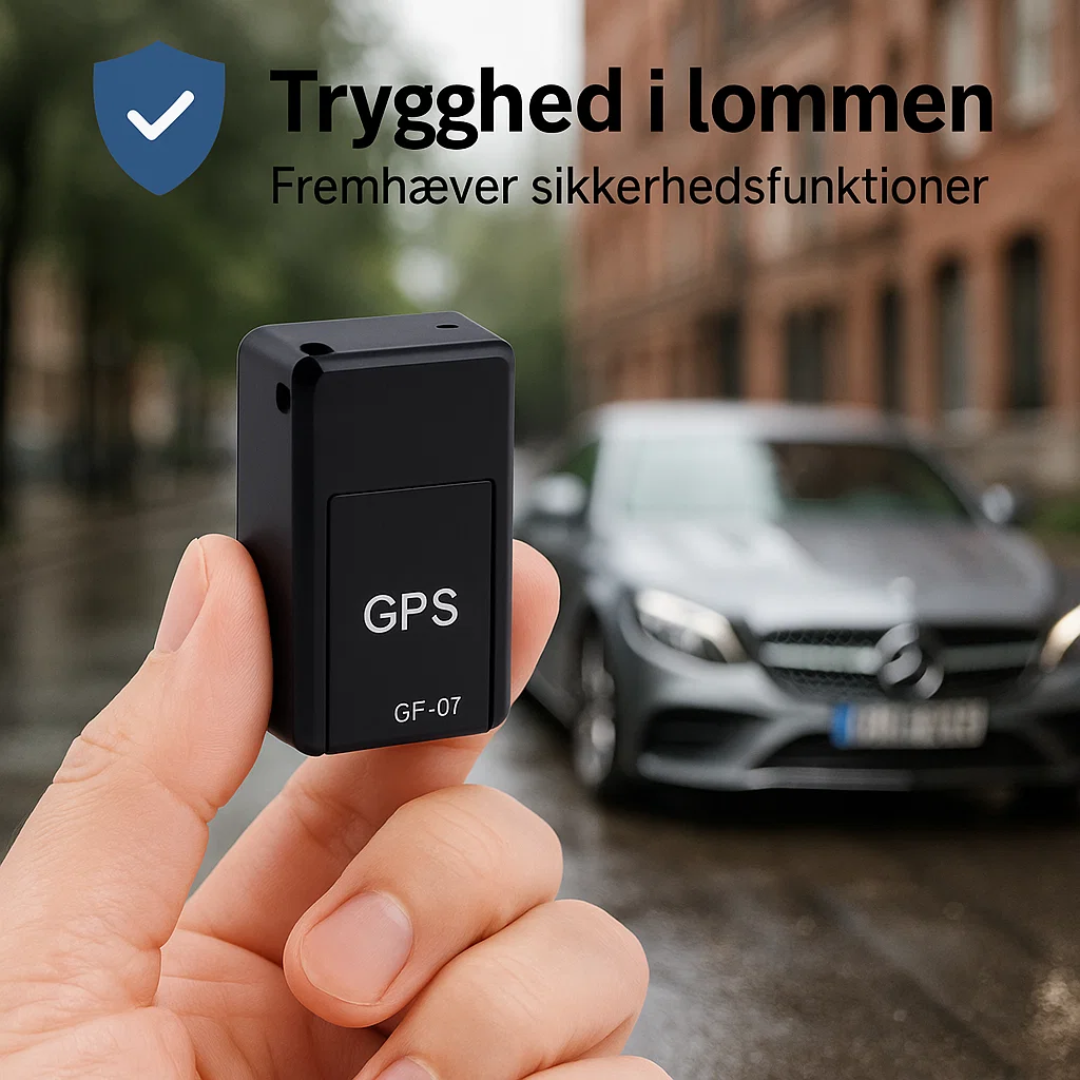 Tracktor | Mini GPS-tracker med lyd, magnet & realtidssporing