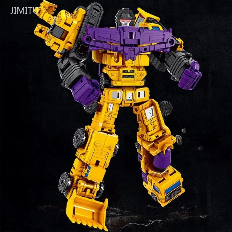 Transformerbar robotbil - 6-i-1 actionfigur