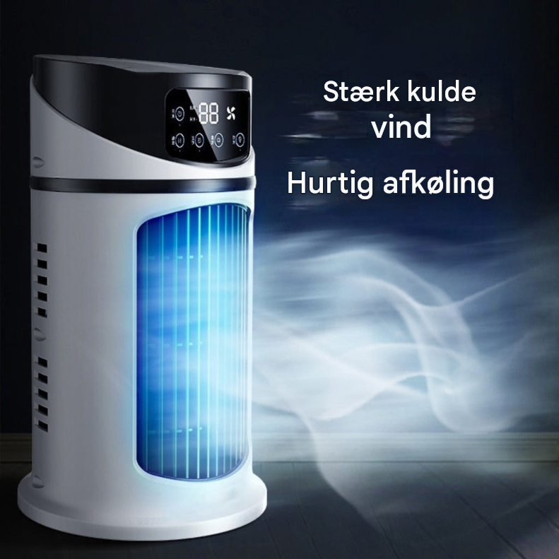 Bærbar USB Køleventilator med 6-Hastigheds Kontrol