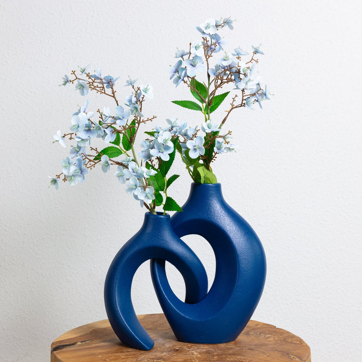 Gleora | Unik blomstervase - flettet design