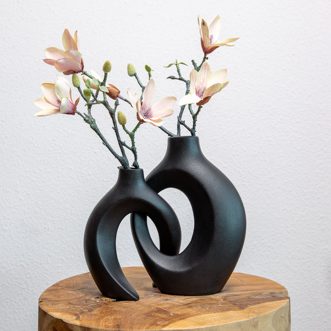 Gleora | Unik blomstervase - flettet design