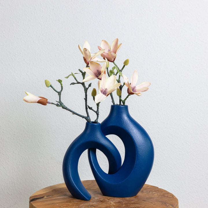 Gleora | Unik blomstervase - flettet design