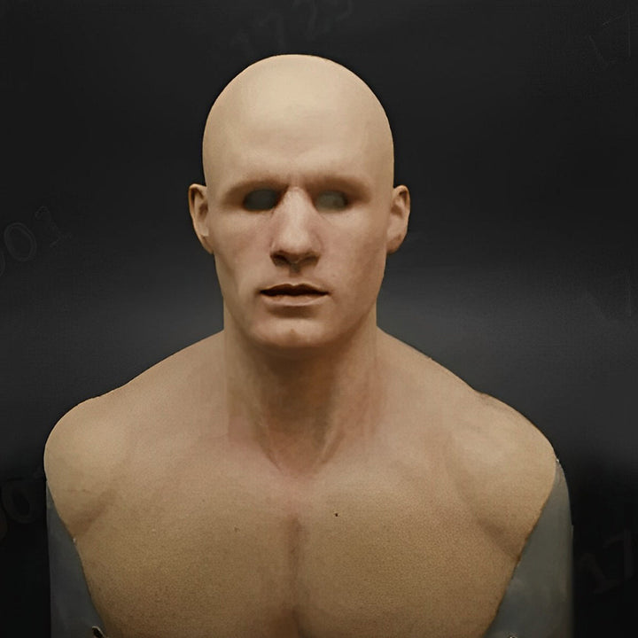 Realistisk unisex-ansigtsmaske til cosplay og Halloween