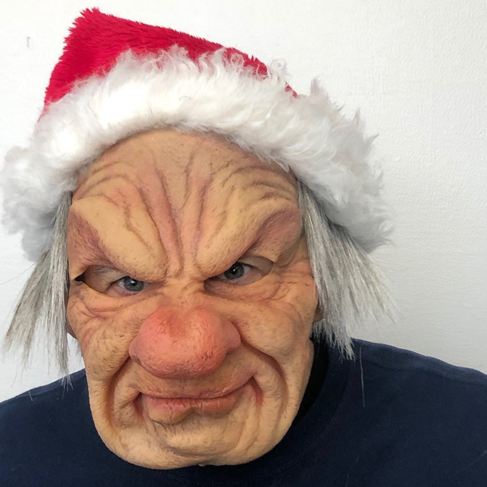 Realistisk unisex-ansigtsmaske til cosplay og Halloween