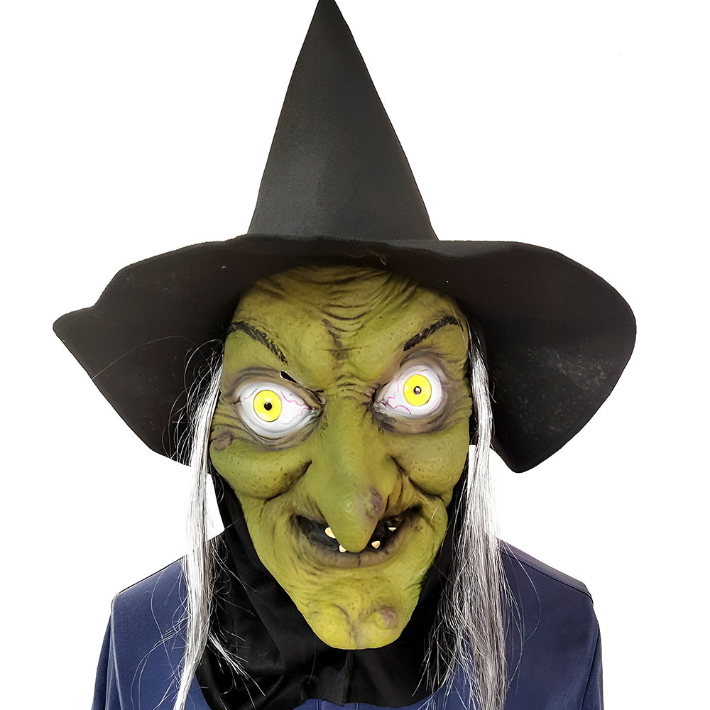 Realistisk unisex-ansigtsmaske til cosplay og Halloween