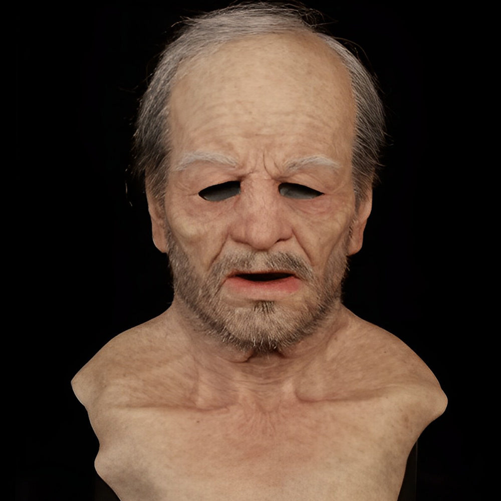 Realistisk unisex-ansigtsmaske til cosplay og Halloween