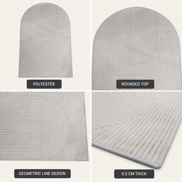 Kontorstols-gulvmåtte fleece-loop – gulvbeskyttelse