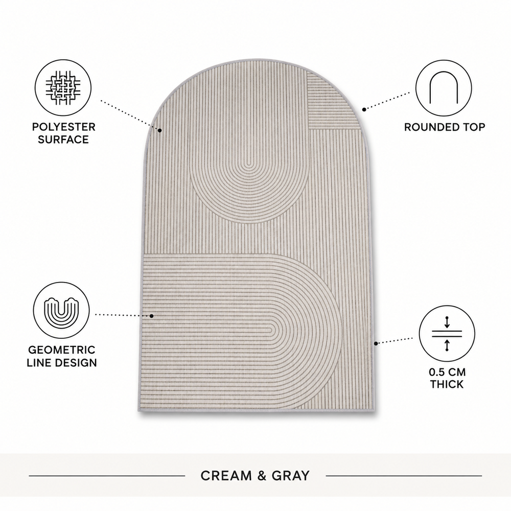 Kontorstols-gulvmåtte fleece-loop – gulvbeskyttelse