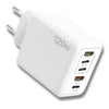 5-ports USB-vægoplader – 2× USB-A + 3× USB-C, Quick Charge 3.0