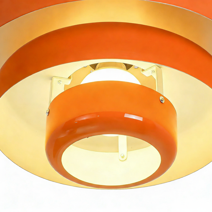 Vanesly Bauhaus rund tre-lags macaron loftlampe