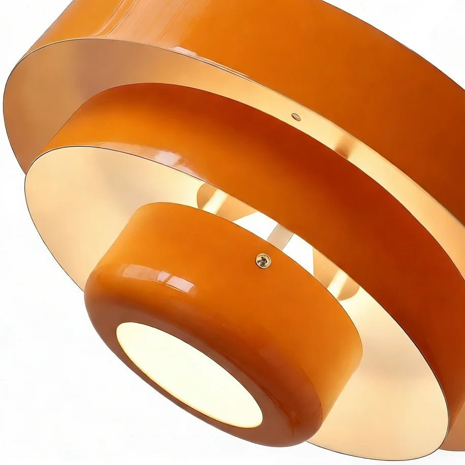 Vanesly Bauhaus rund tre-lags macaron loftlampe