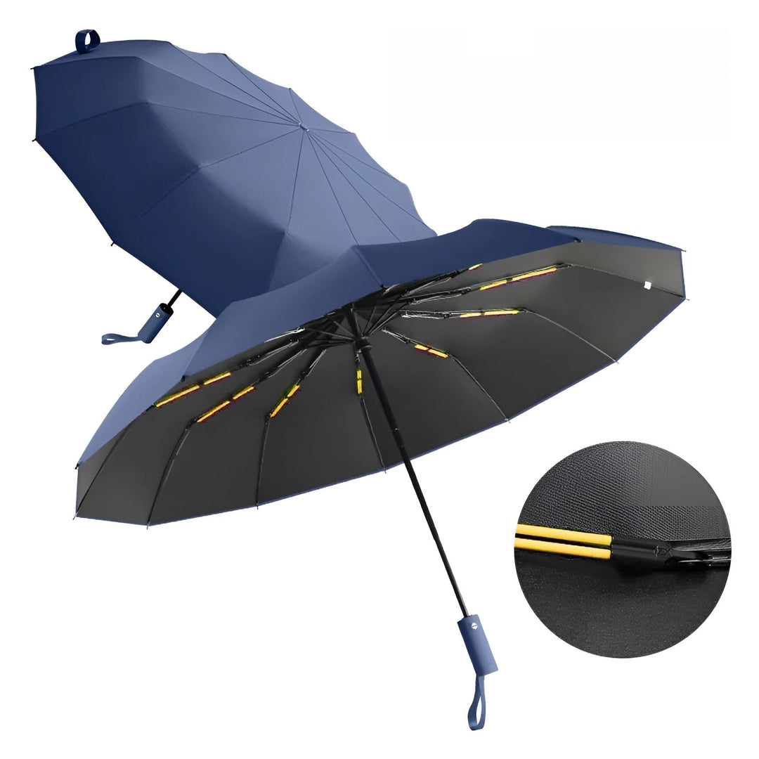 Bæredygtig paraply med UV-beskyttelse – StormShield